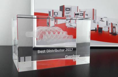 Certifikát "Best Distributor 2017"